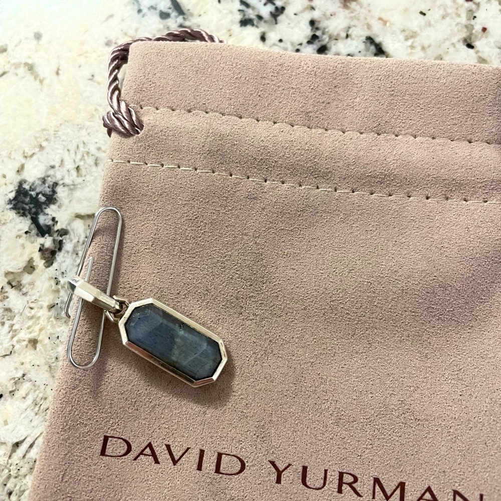 David Yurman Grey Silver Amulet Pendant